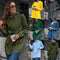 Chaqueta Deportiva Impermeable con Cierre de Media Longitud