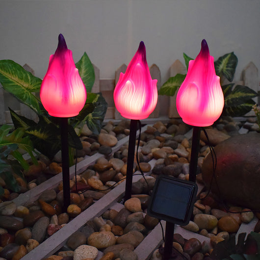 Lámpara Solar con Efecto Fuego para Jardín y Patio - Image 12