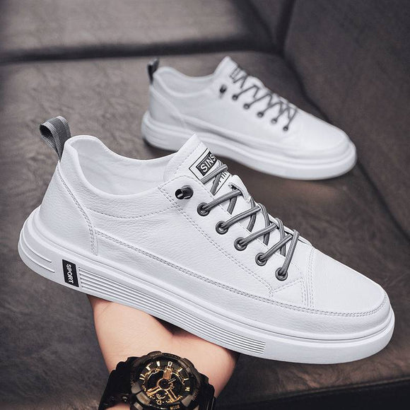 Zapatos Blancos Casuales para Hombre Verano Transpirables