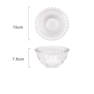 Plato de Vidrio con Diseño de Corazón para Frutas y Postres - Image 6