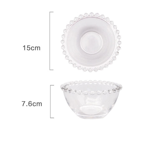 Plato de Vidrio con Diseño de Corazón para Frutas y Postres - Image 6