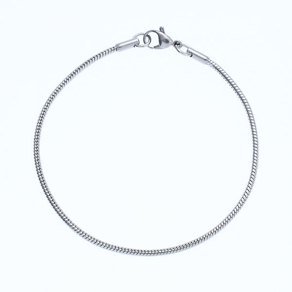 Pulsera de Plata Esterlina S925 Hombre Estilo Coreano Minimalista Personalidad
