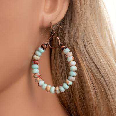 Aretes de Bronce con Tarjeta de Papel Kraft - Image 14