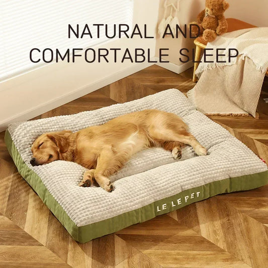 Cama Térmica para Perros con Manta Fleece Desmontable - Colchón Cómodo para Mascotas Pequeñas, Medianas y Grandes