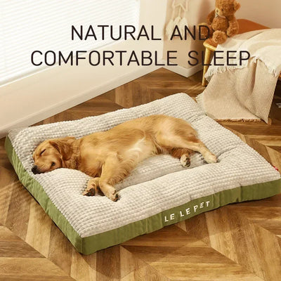 Cama Térmica para Perros con Manta Fleece Desmontable - Colchón Cómodo para Mascotas Pequeñas, Medianas y Grandes