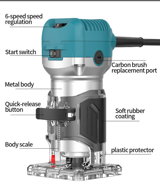 Fresadora de Bordes Eléctrica para Carpintería Profesional - Image 22