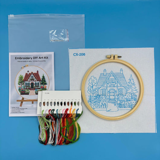 Kit Completo de Bordado Cottage Garden - Image 4