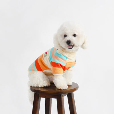 Ropa Colorida a Rayas para Perros