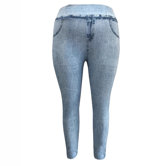 Pantalón Deportivo Tipo Denim Cómodo y Ajustado Moderno - Image 8