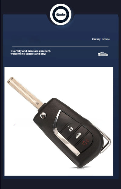 Carcasa de Llave Plegable para Toyota Camry y Highlander - Control Remoto 4 Botones - Image 9
