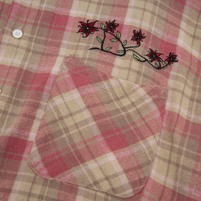 Camisa Cuadros Americana Retro para Hombre - Primavera y Otoño - Image 5