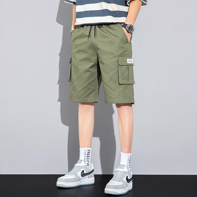Pantalones Cortos Overol Hombre Estilo Verano - Diseño Suelto Trendy - Image 11