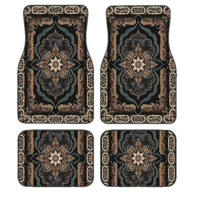 Juego de Tapetes para Auto Estilo Bohemio Retro - Image 4