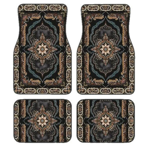 Juego de Tapetes para Auto Estilo Bohemio Retro - Image 4