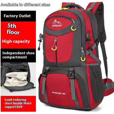 Mochila de Montaña 60L de Gran Capacidad para Senderismo Hombre y Mujer - Image 7