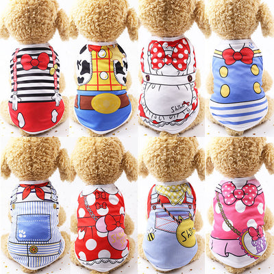 Ropa Fresca de Algodón para Mascotas - Diseño Ajustable Primavera Verano - Image 21