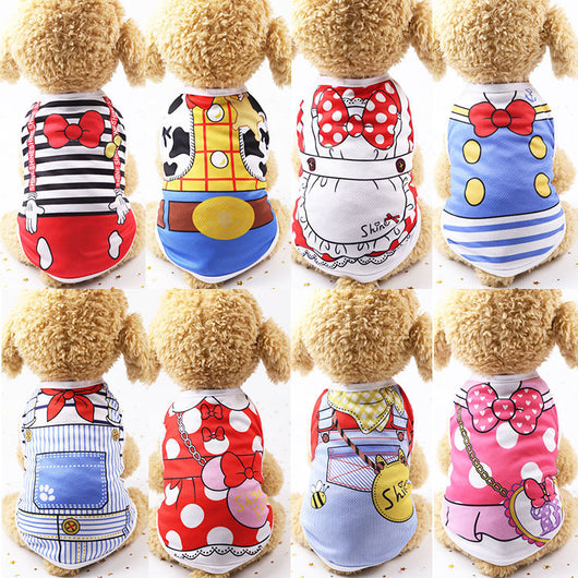Ropa Fresca de Algodón para Mascotas - Diseño Ajustable Primavera Verano - Image 21