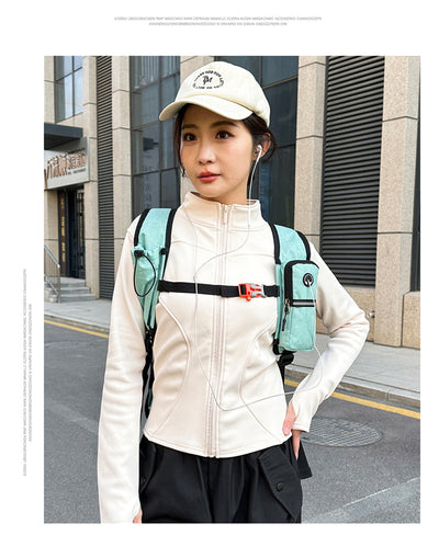 Mochila Casual AZELA Púrpura Ligera, Daypack Multicompartimento con Malla Transpirable - Image 37