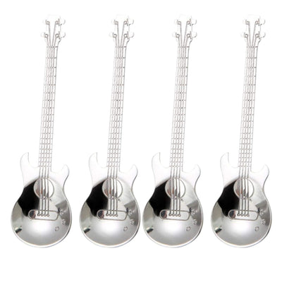 Juego de Cucharas Guitarra Acero Inoxidable para Café, Postre y Té - Image 17
