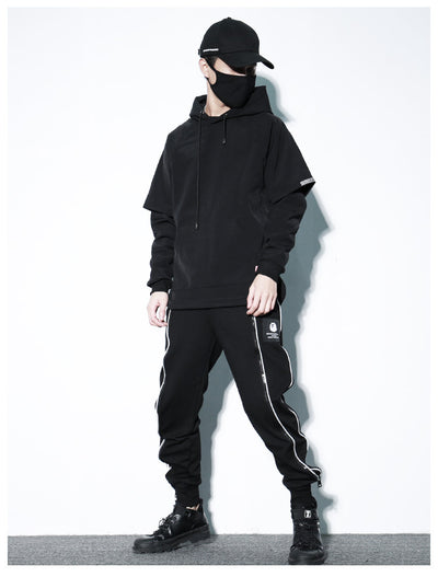 Suéter Oversized Estilo Street Hip-Hop con Detalles de Corte Asimétrico - Image 17