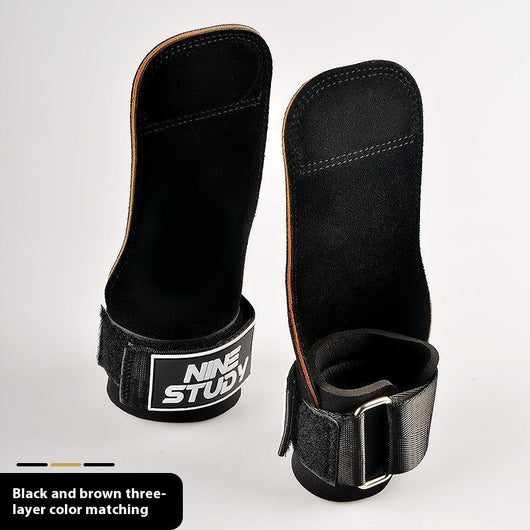 Guantes de Fitness con Soporte de Palma - Cuero Grueso de 3 Capas para Hombre y Mujer - Image 7