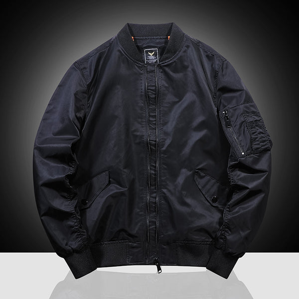 Chaqueta Aviador Bordada de Béisbol para Hombre