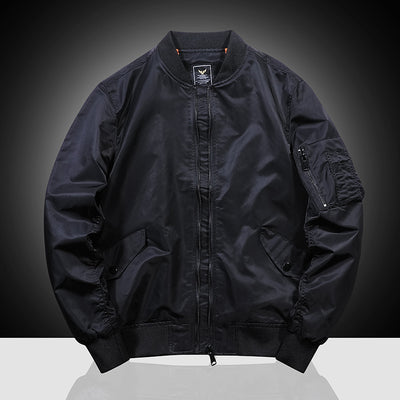 Chaqueta Aviador Bordada de Béisbol para Hombre