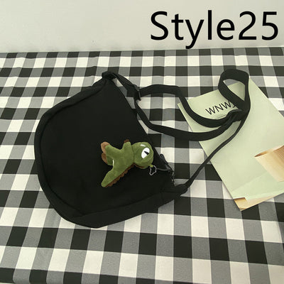 Bolsa Mensajero de Lona para Hombre - Bolso de Hombro Ligero y Versátil - Image 26