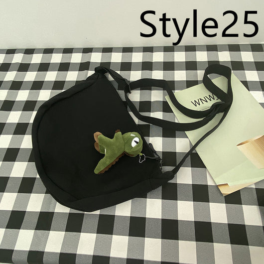 Bolsa Mensajero de Lona para Hombre - Bolso de Hombro Ligero y Versátil - Image 26