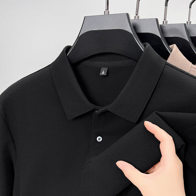 Camisa Polo Ejecutiva Manga Larga con Solapa - Image 8