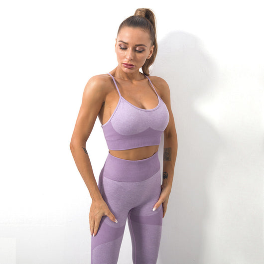 Sujetador Deportivo Tejido sin Costuras para Yoga y Fitness - Image 7