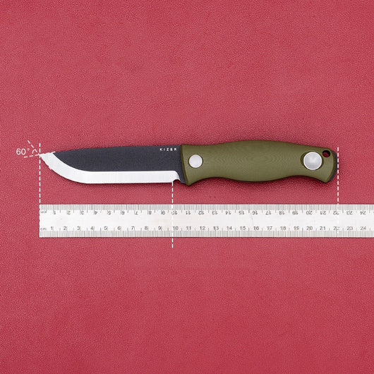 Cuchillo de Campamento Portátil con Hoja de Acero 1095 y Mango Mikata - Image 7