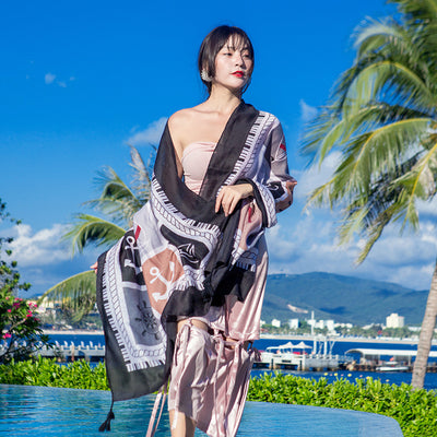 Bufanda Étnica Larga Estilo Coreano para Verano y Otoño - Image 18