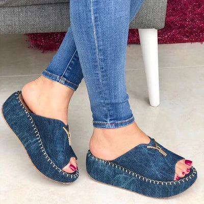 Sandalias Plataforma Boca de Pez Talla Grande - Image 11
