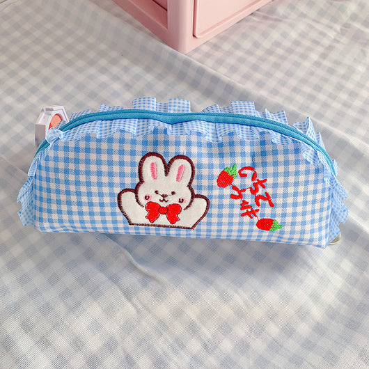 Estuche Escolar Adorable para Niñas - Diseño Viral con Red de Malla - Image 11