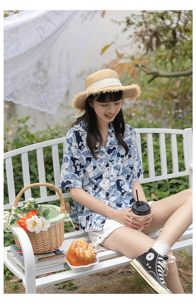 Blusa Suelta de Chifón para Verano con Protección Solar - Image 5