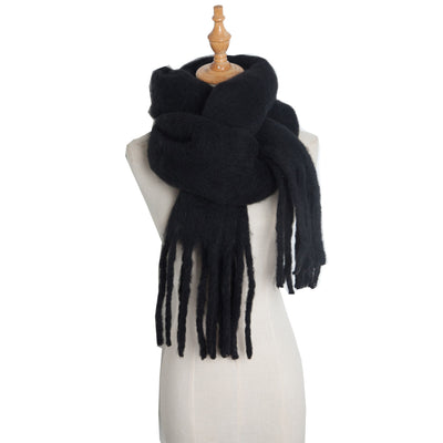 Bufanda Trenzada de Mohair Premium para Invierno - Suave y Abrigadora - Image 11