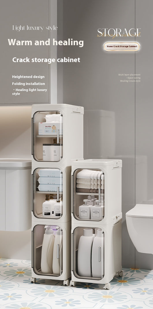 Gabinete Organizador Plegable Multifuncional para Baño - Image 18