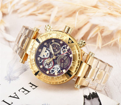 Reloj de Hombre Acero Inoxidable Esfera Grande Cuarzo Premium - Image 9