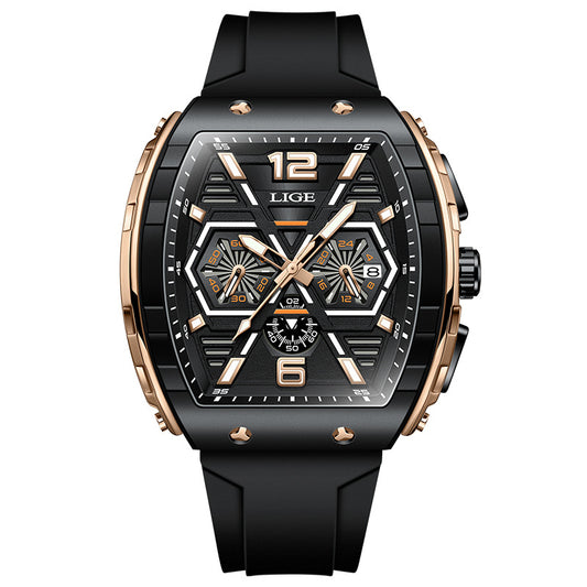 Reloj Deportivo Cuadrado Resistente al Agua con Calendario Multifuncional - Image 2