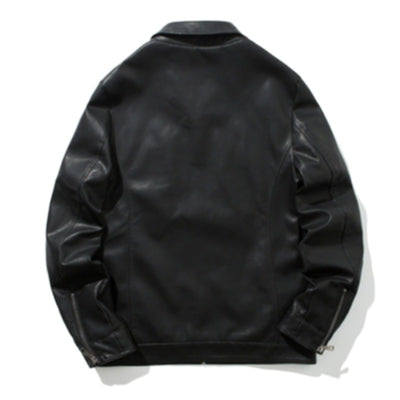 Chaqueta de Cuero para Motocicleta Ouma - Estilo Casual Juvenil - Image 15