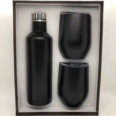 Set de Copas y Botella de Vino Tinto en Acero Inoxidable 304 - Caja Regalo - Image 13