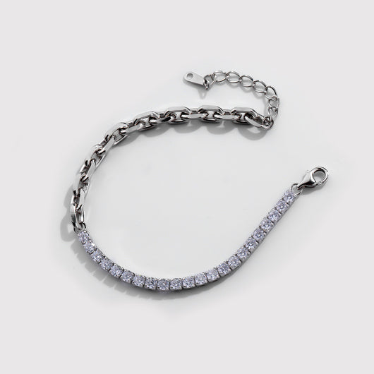 Pulsera de Plata 925 Ajustable Lujo Minimalista Retro - Image 4