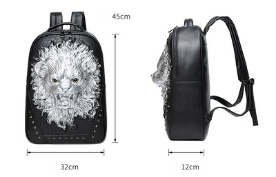 Mochila de Viaje Estampado Animal de Gran Capacidad para Hombre - Image 6
