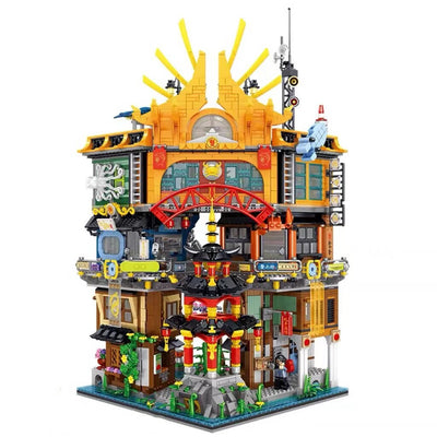 Bloques de Construcción Inteligentes para Niños - Temática Hong Kong
