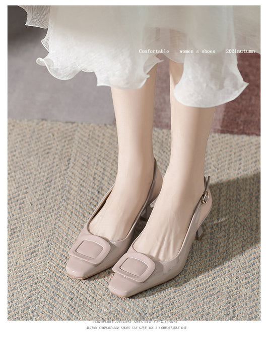 Tacones Altos Cerrados con Hebilla - Stiletto Elegante para Mujer - Image 16