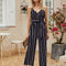 Jumpsuit Marinero de Talle Alto con Cordones y Pantalón Ancho