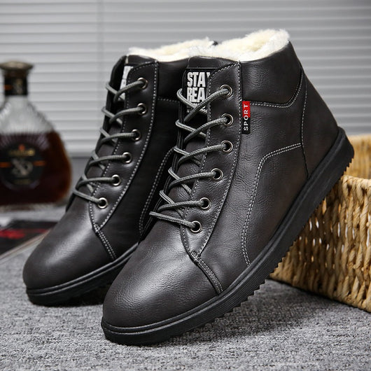Botas de Nieve Impermeables Altas con Forro Térmico Grueso - Image 12