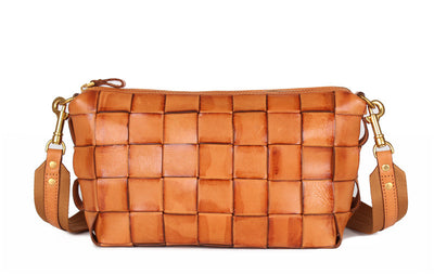 Bolso Artesanal Tejido a Mano con Cuero Curtido Vegetal - Image 6