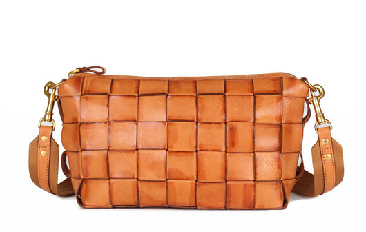 Bolso Artesanal Tejido a Mano con Cuero Curtido Vegetal - Image 6